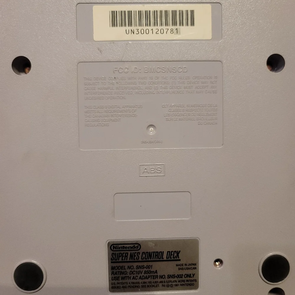 Vintage 1991 SNES Super Nintendo Original Console - Picture 3 of 8